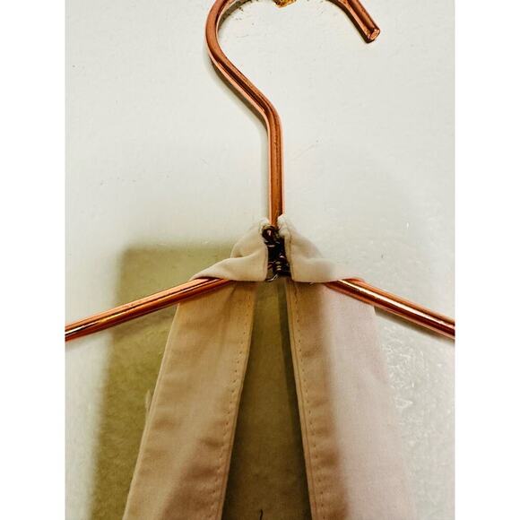 A. L. C. Multicolored Cotton Tan White Halter Neck Maxi Dress Size 6 - Picture 15 of 16